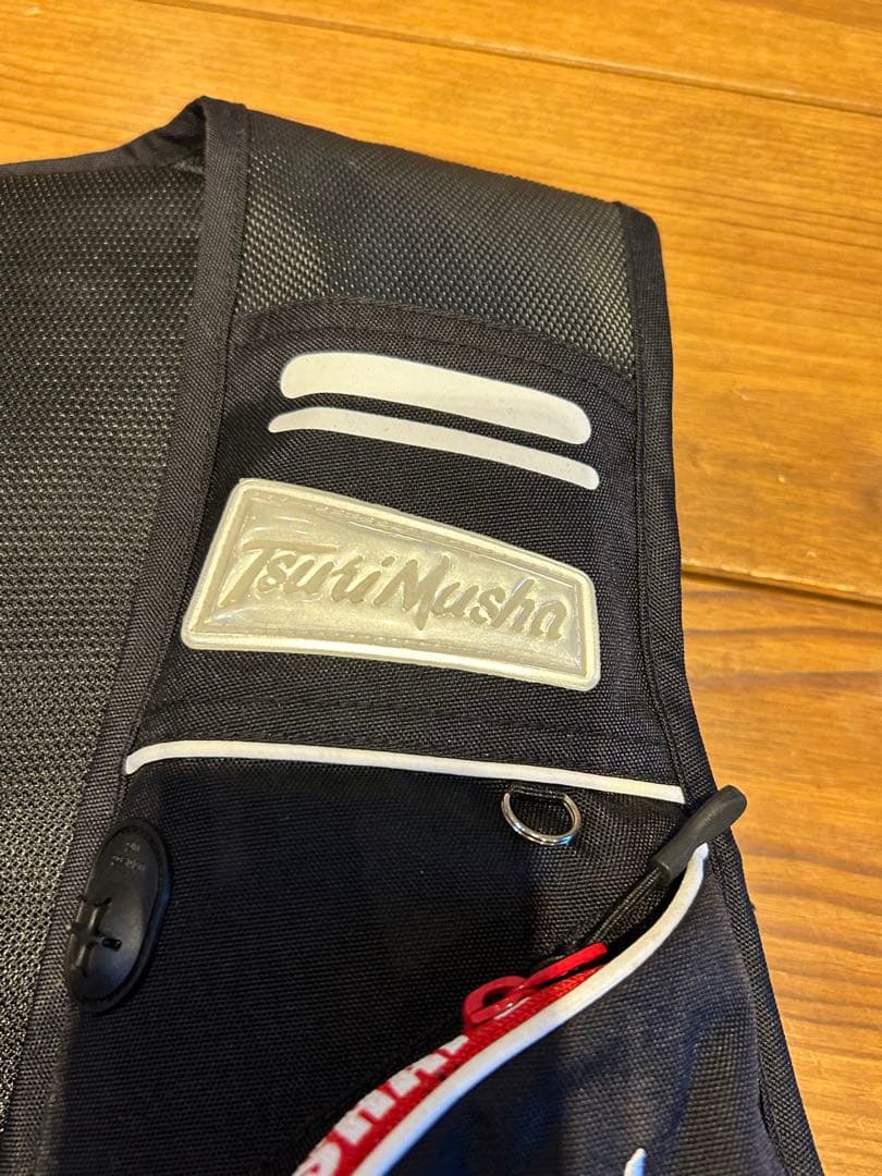 釣武者フェイスコーデュラフローティングベスト　XL