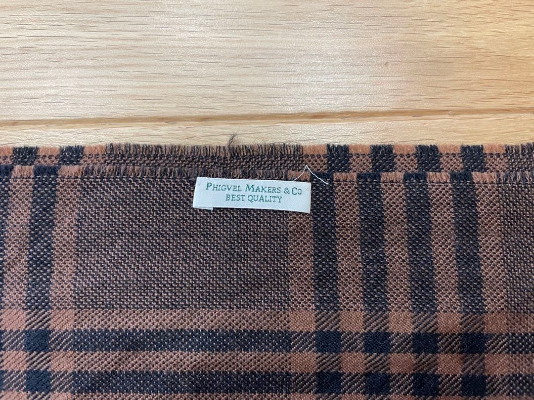 PHIGVEL CHECK STOLE フィグベル