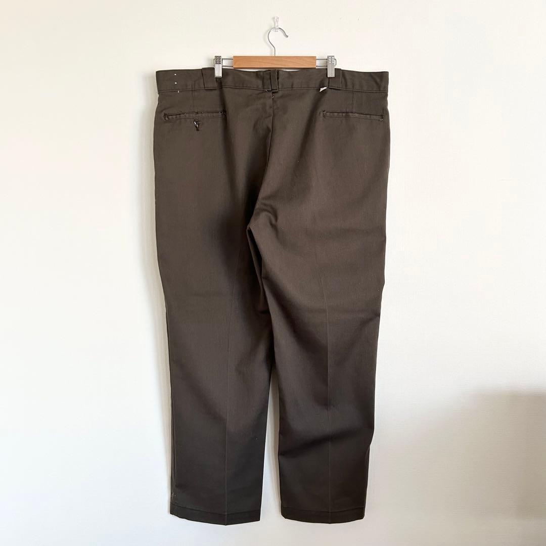 80s USA製 Dickies 874 ワークパンツ チビタグ オリーブ