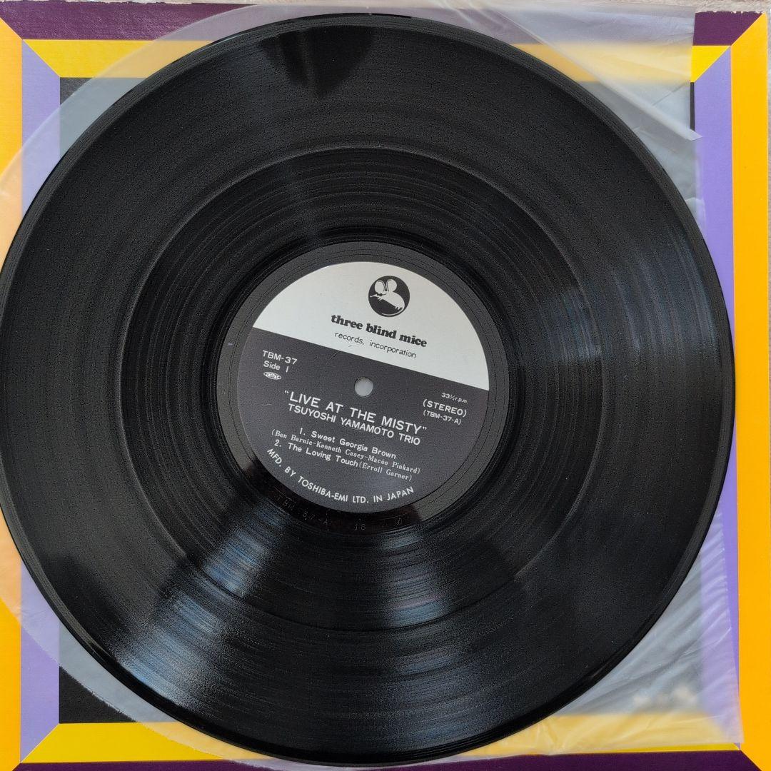LP 山本剛　Live at the Misty tbm-37 レコード