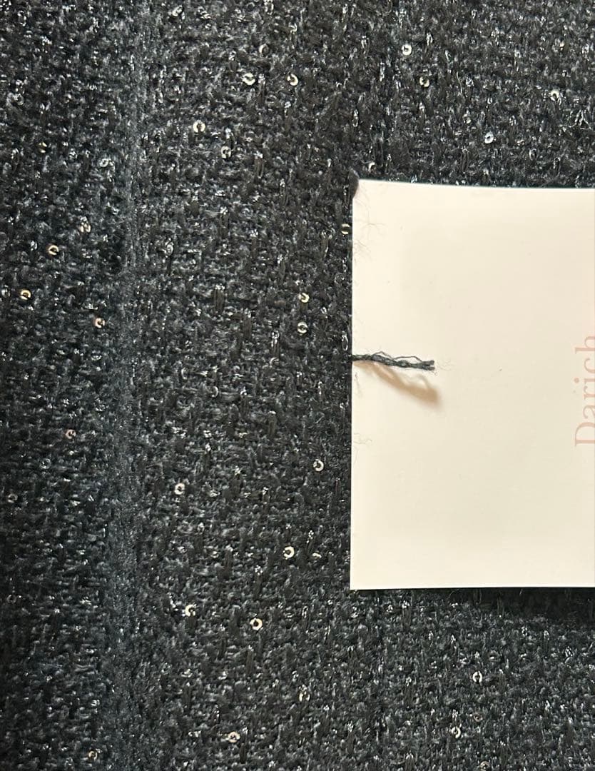 【LEJA】花柄レースカラースパンコール刺繍Aラインフレアドレスワンピース