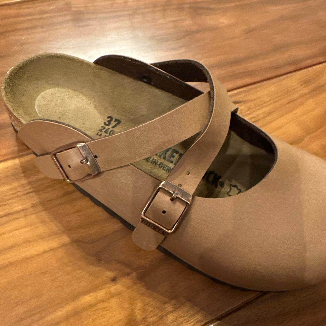 【　新品・未使用　】ビルケンシュトック ローリー ベージュ 37/24.0cm