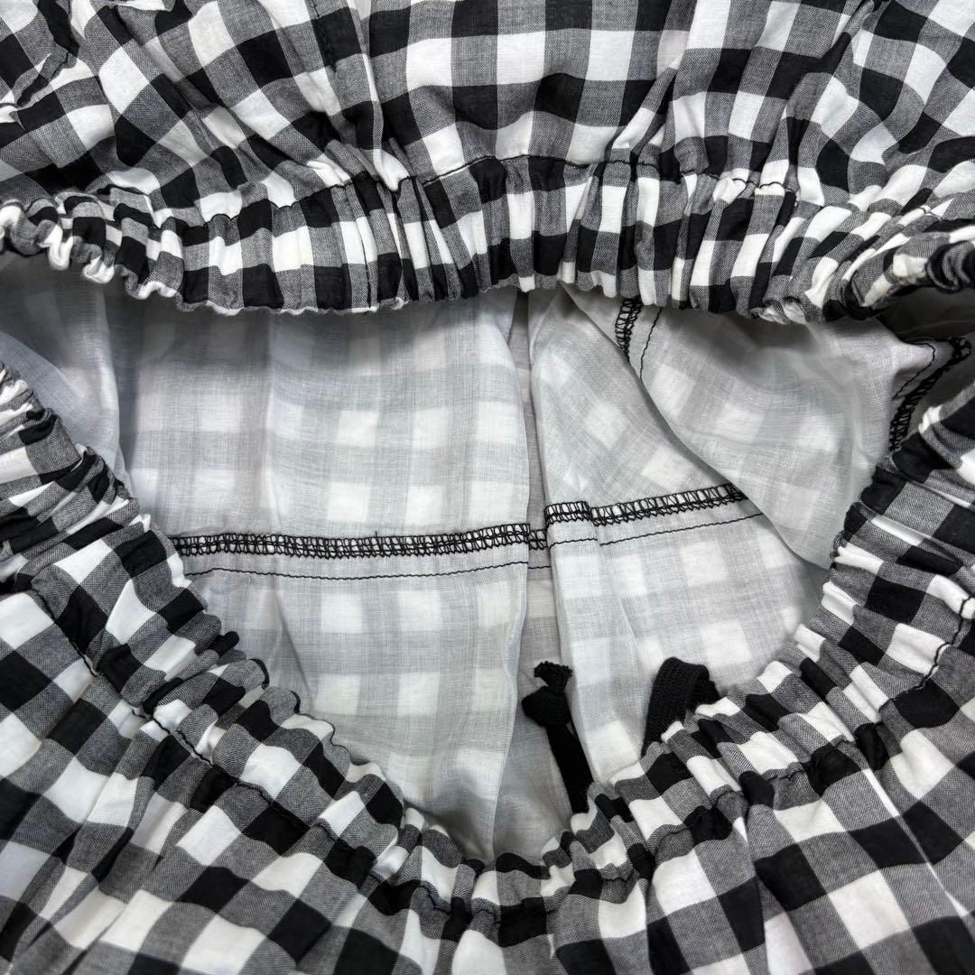 トリココムデギャルソン サルエルパンツ ギンガムチェック フリーサイズ