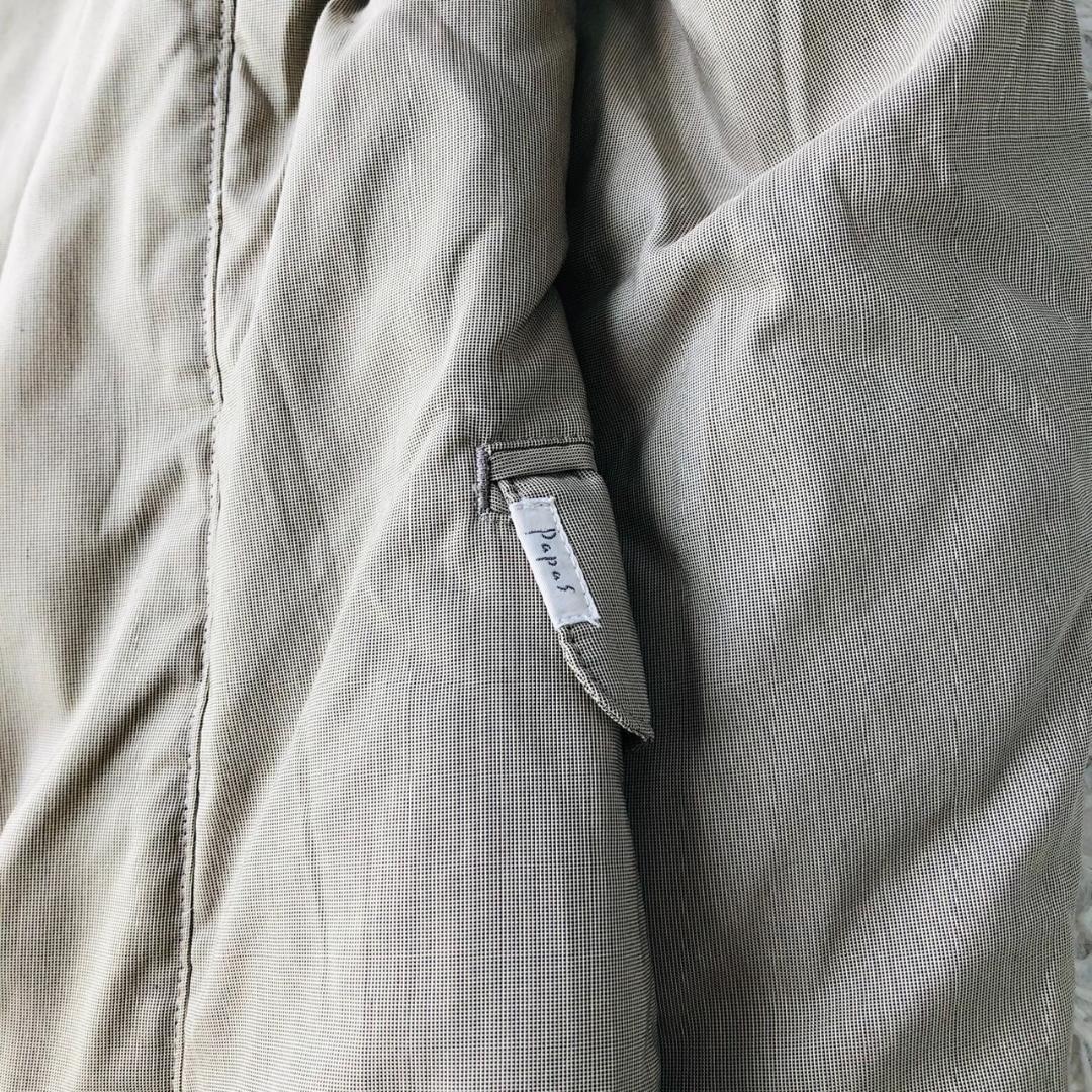 【希少ダウン】パパス★テーラードジャケット サイズ46 Papas