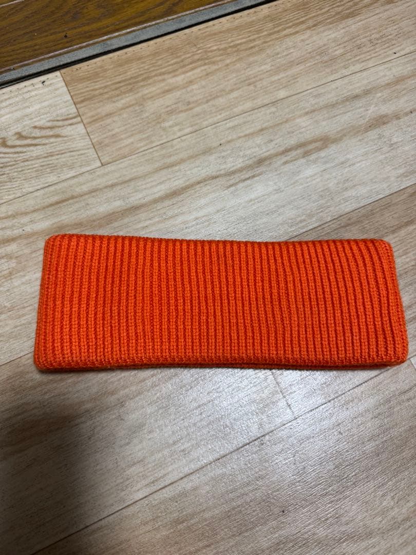 PRADA プラダロゴウールヘアバンド 美品