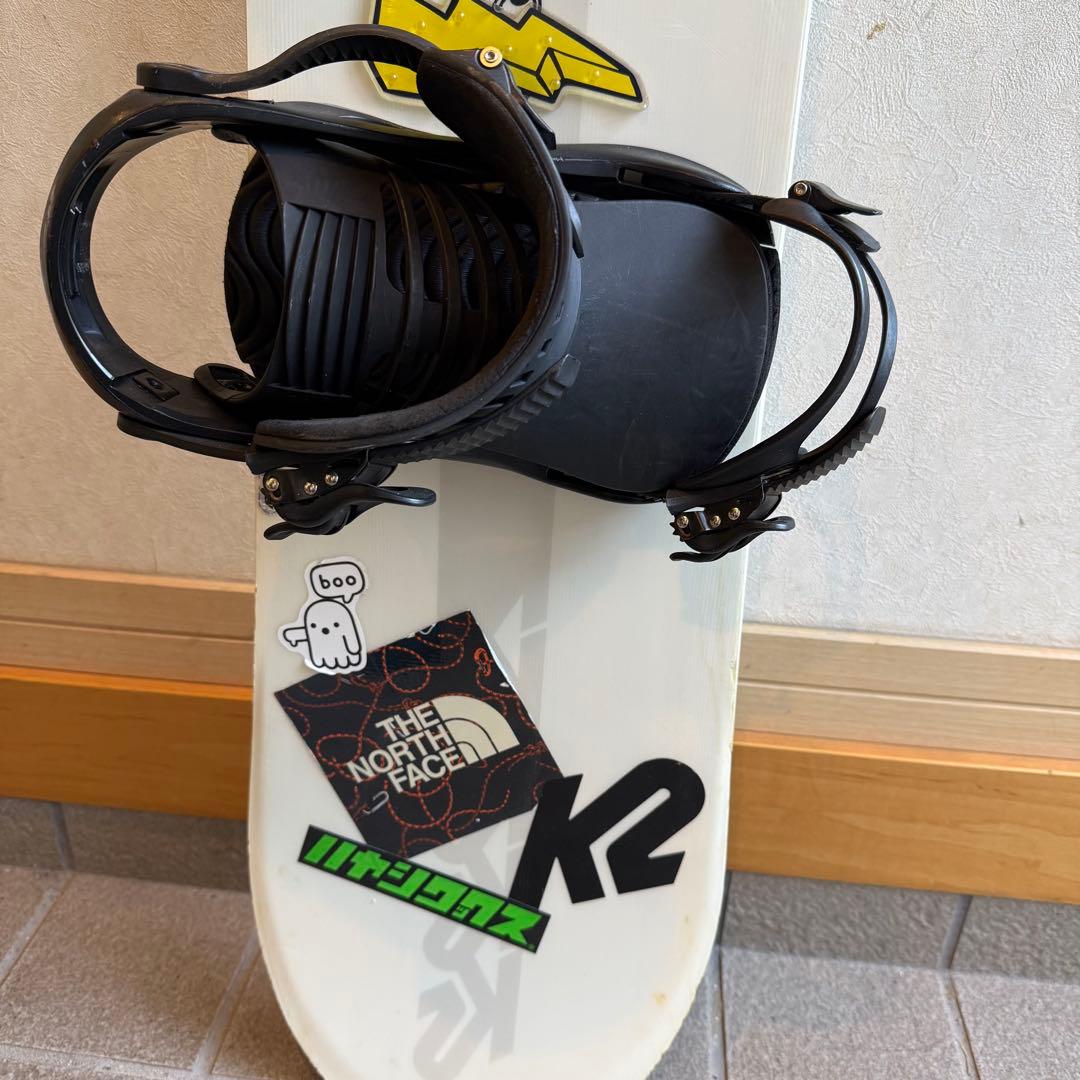 K2 スノーボード 134cm 2点セット　スノボ　ボード　バイン　ビンディング