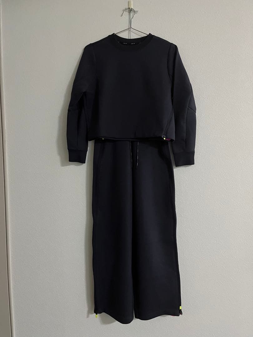 NIKEレディース上下スウェット　ダークグレー　S