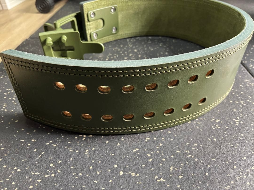 SBD トレーニング・パワーベルトSサイズ　13mm オリーブグリーン