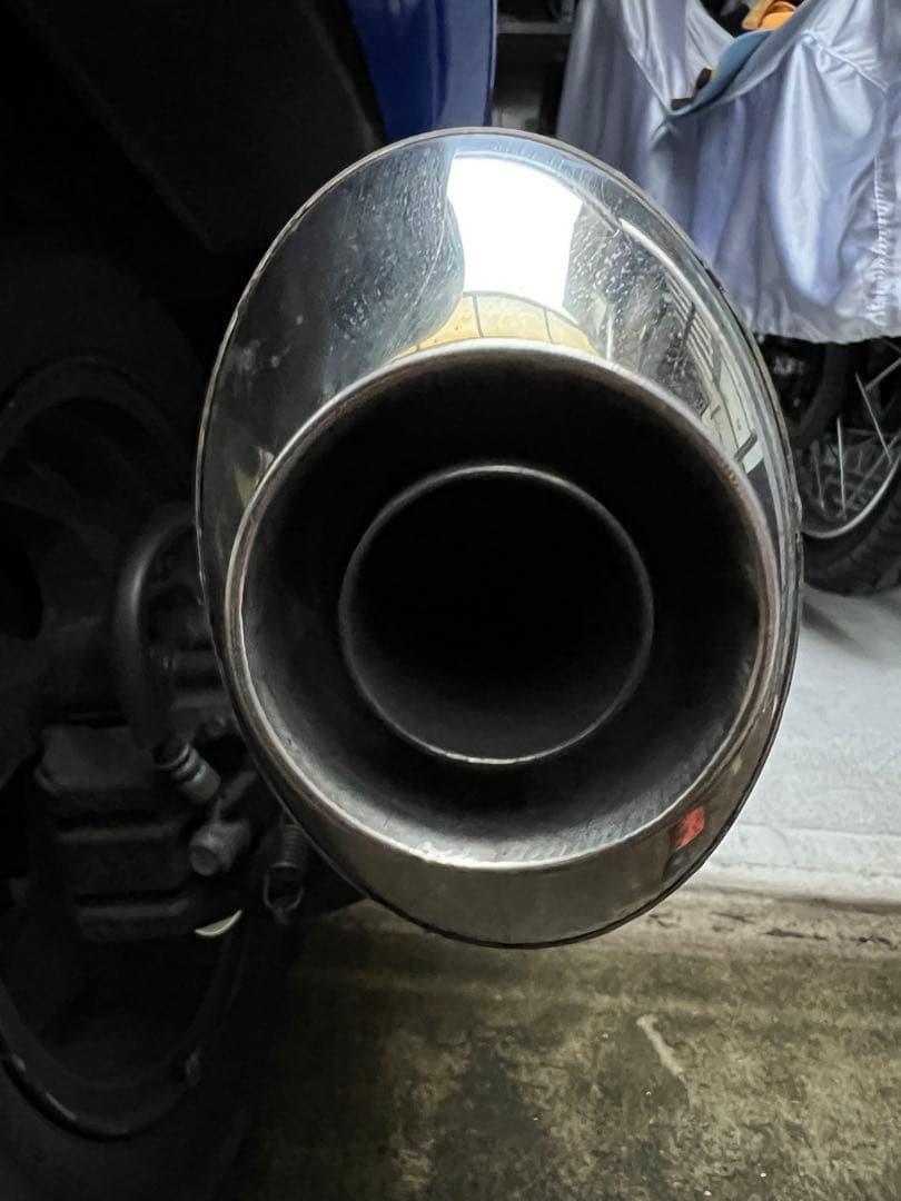 スカイウェイブ　マフラー　ヨシムラサイクロン　cj44