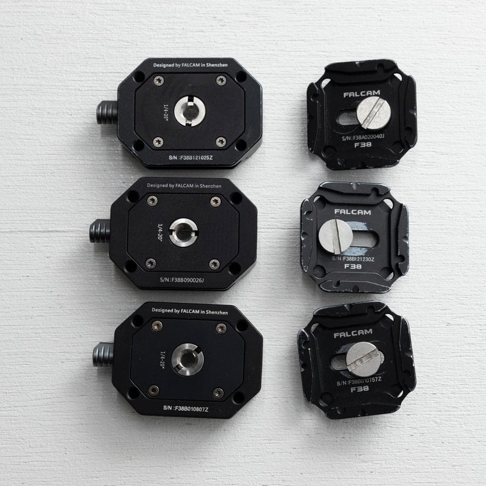 FALCAM F38 クイックリリースプレート３個セット