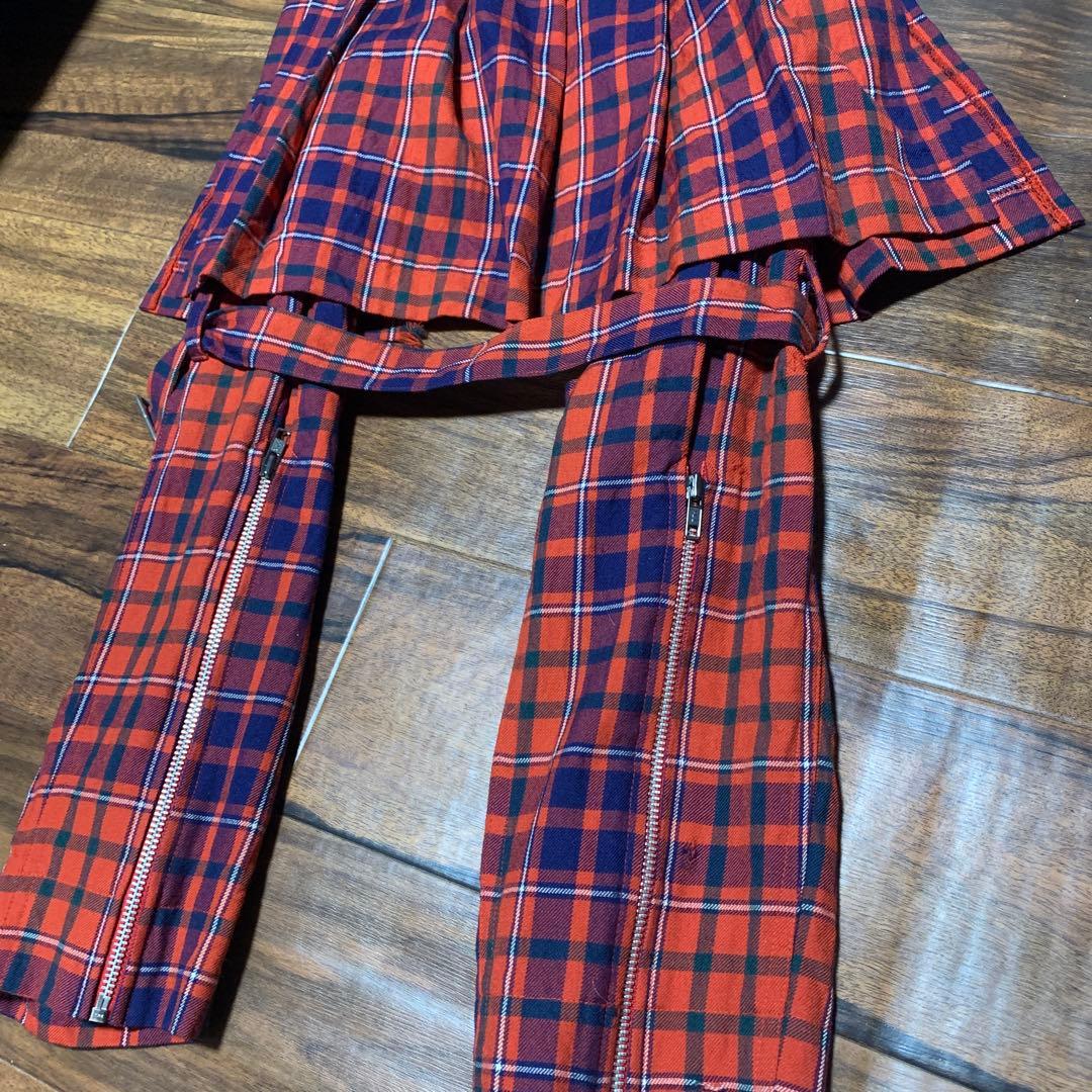 seditionaries ボンテージパンツ 666 punk 赤チェック