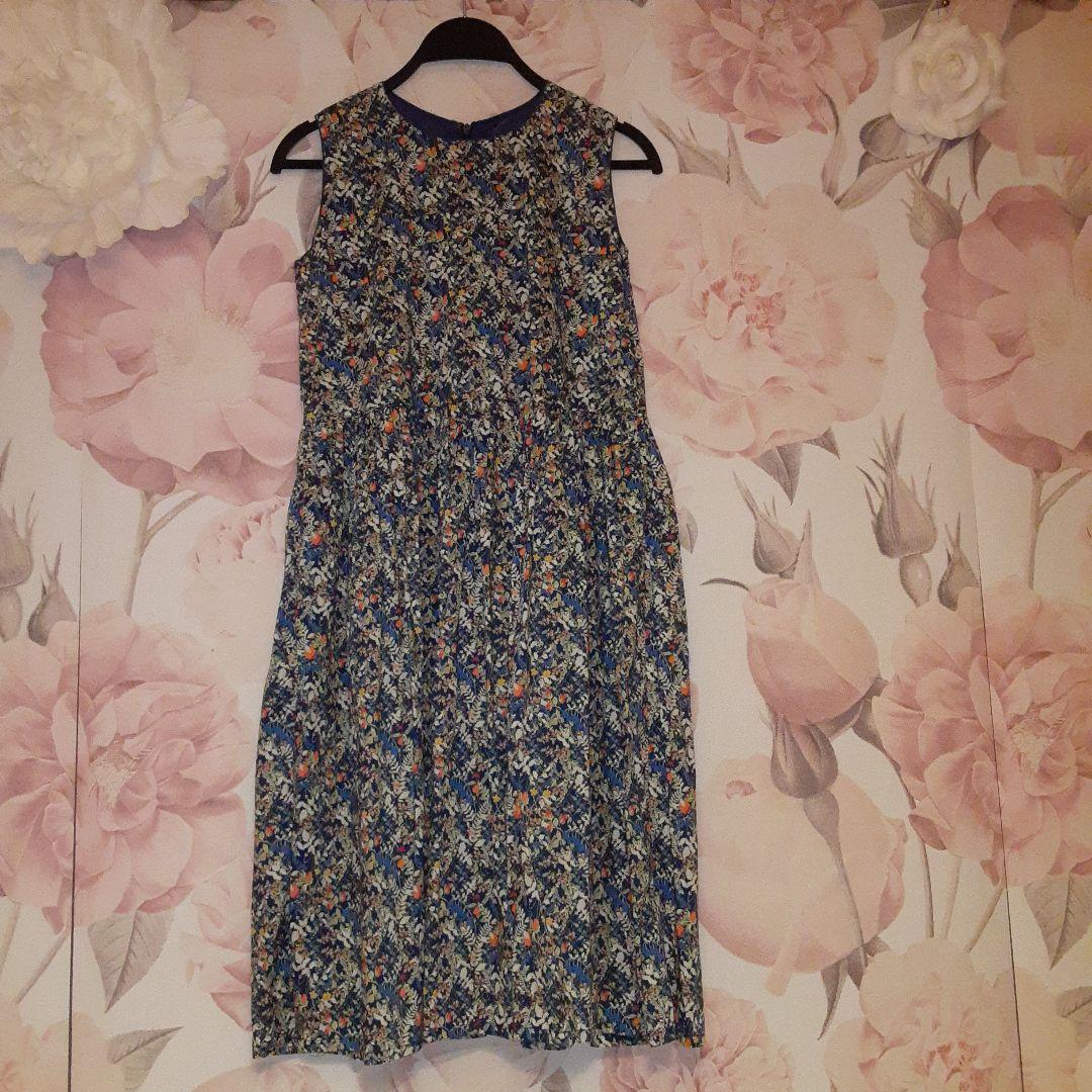 ポンポネットジュニアリバティノースリーブワンピース160cm