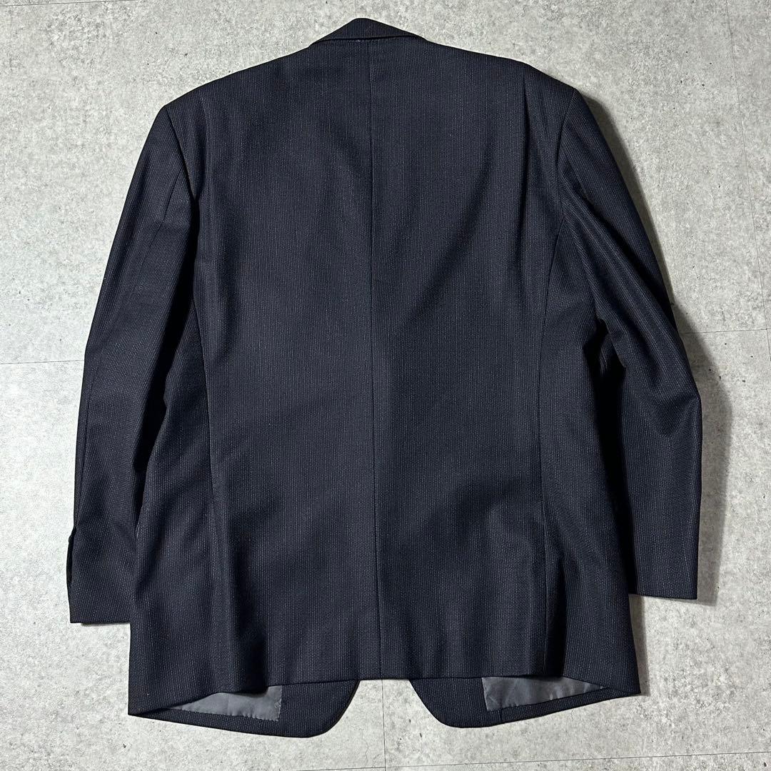 Christian Dior3ピース セットアップ ダークグレー 掠れストライプ