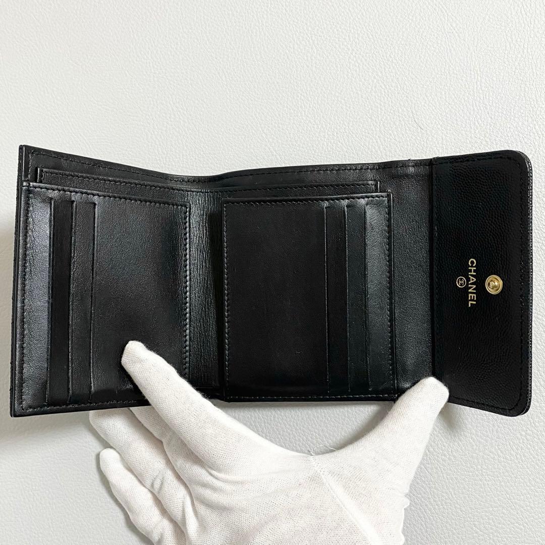 CHANEL / ボーイシャネル スモールフラップウォレット 三つ折り財布