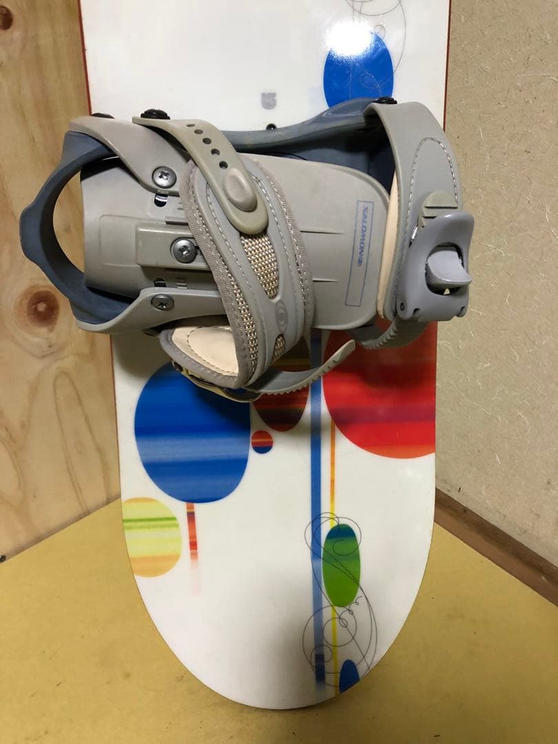 人気のBurtonスノーボードSALOMONビンディングセット