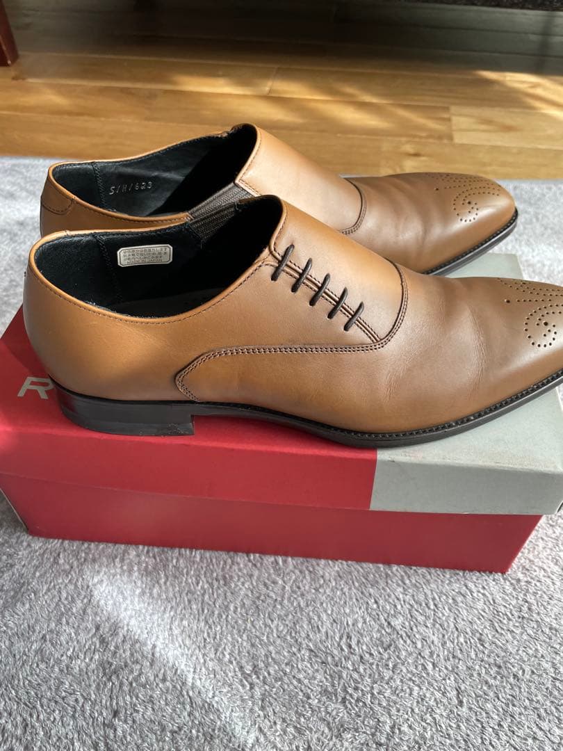 EGAL リーガル サイドエラスティック 26cm ライトブラウン 茶