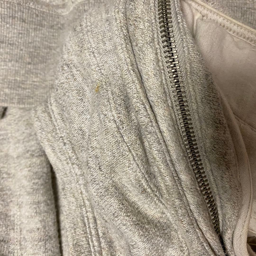 トップス goa big hooded sweat double zip up vest