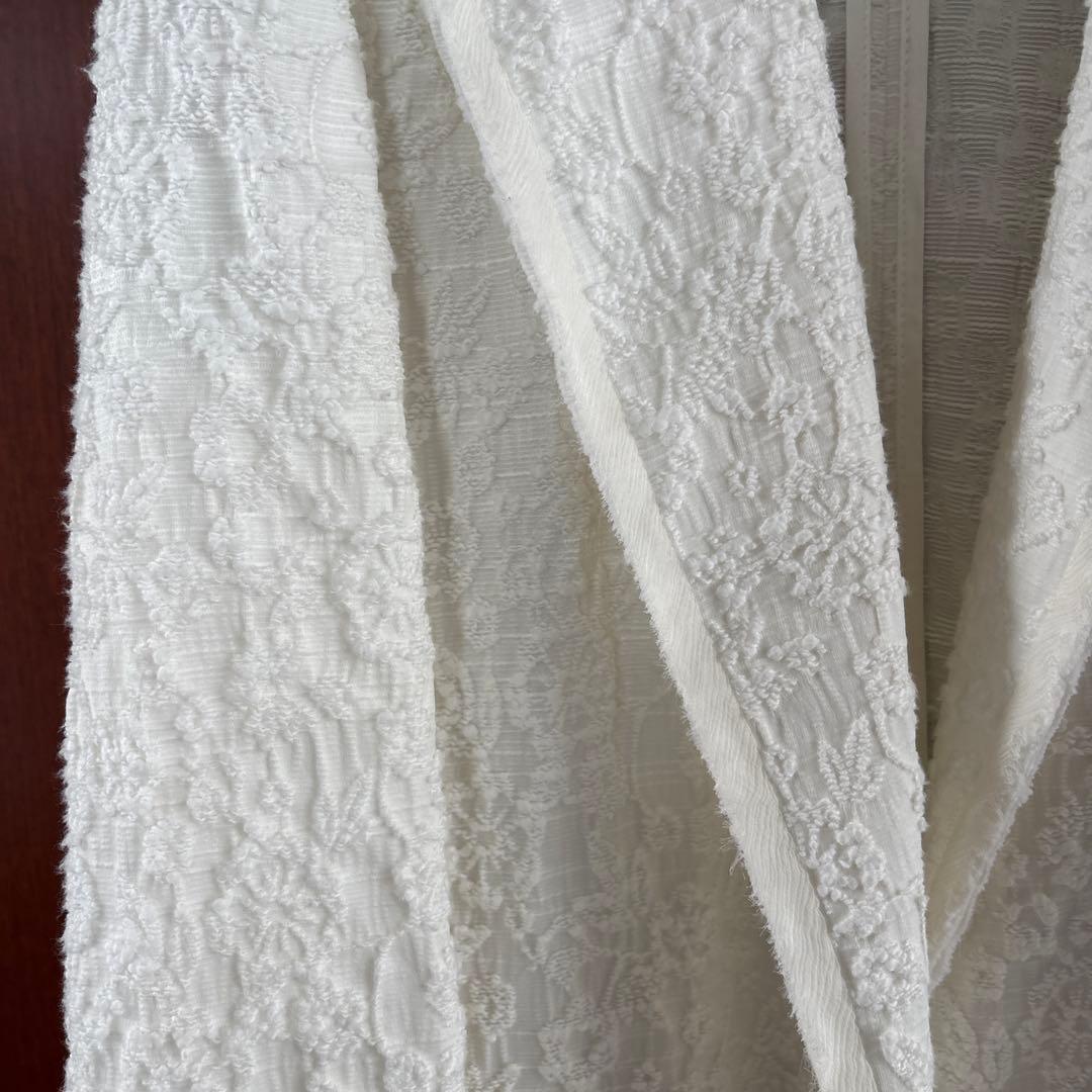 エルマノシェルビーノ チェスターコート スプリングコート ホワイト イタリア製