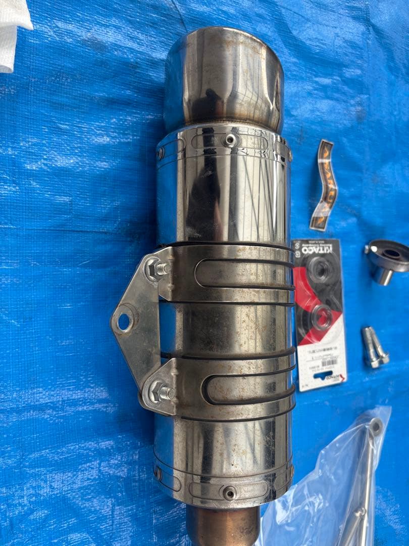 アドレス110 CE47 社外マフラー　アサクラ