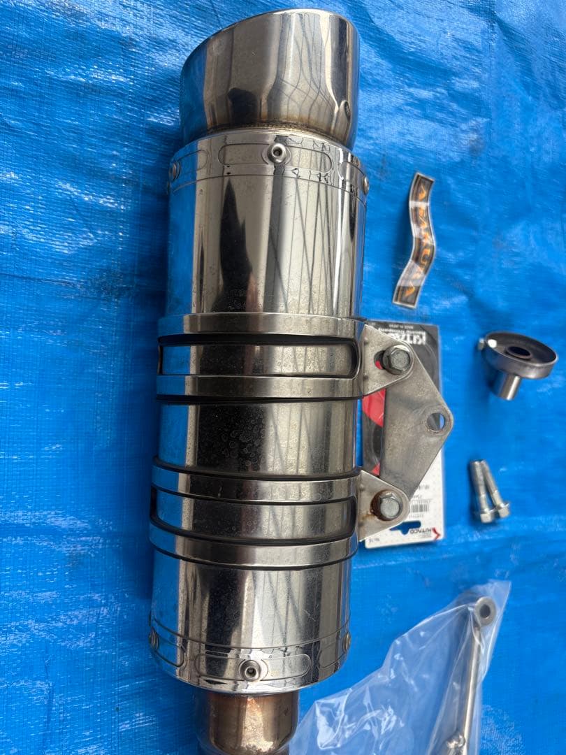 アドレス110 CE47 社外マフラー　アサクラ