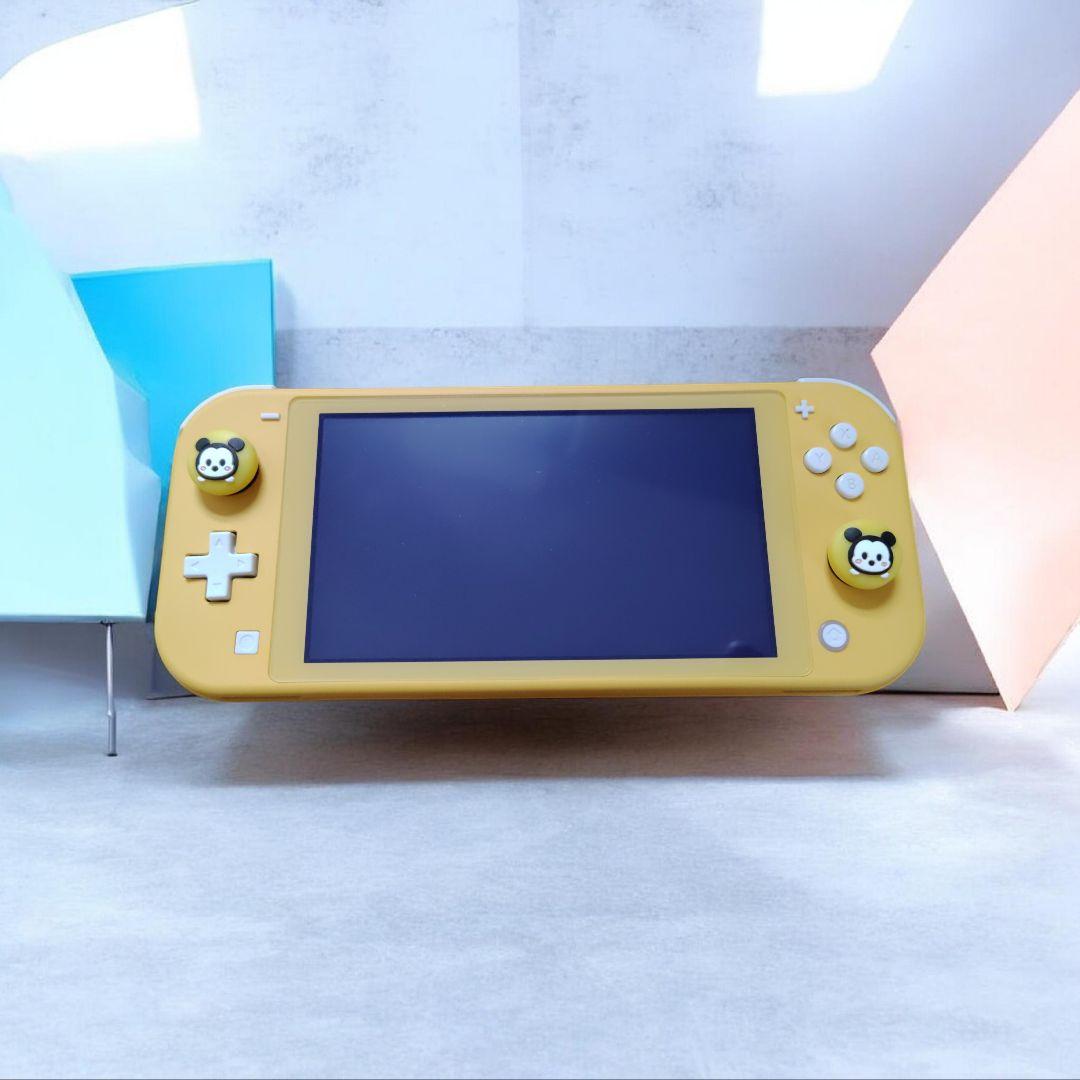 【美品】Nintendo Switch Lite イエロー/可愛いカバー付