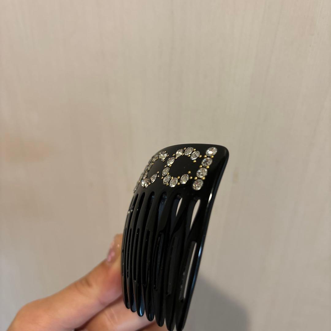 GUCCI グッチ　未使用　ヘアアクセサリー　黒