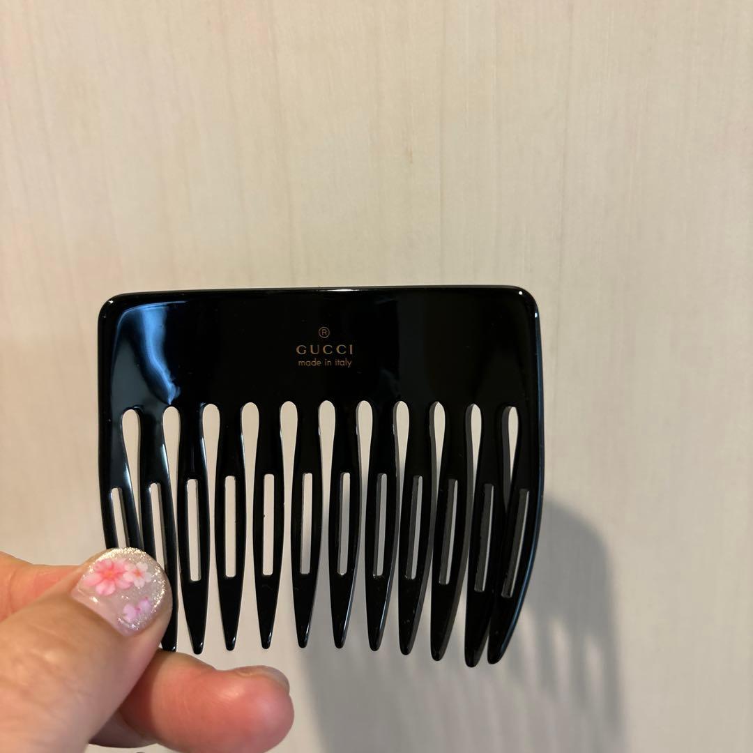GUCCI グッチ　未使用　ヘアアクセサリー　黒