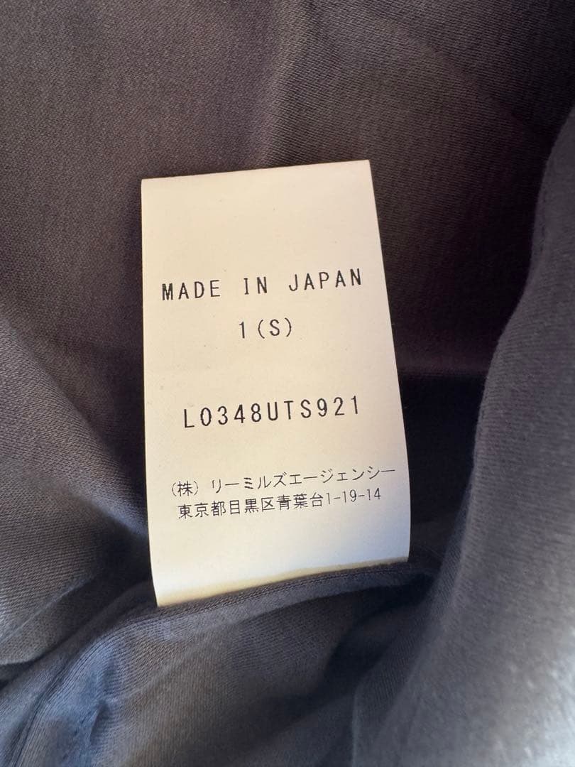 【新品未使用】JOHN SMEDLEYスビンコットンモックネック長袖Ｔシャツ