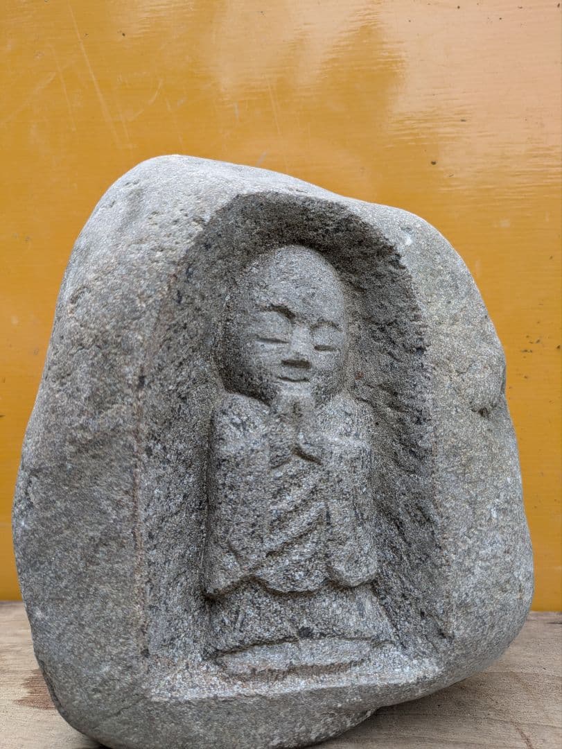 石仏、地蔵、地蔵菩薩、合掌地藏、倉田辰彦作