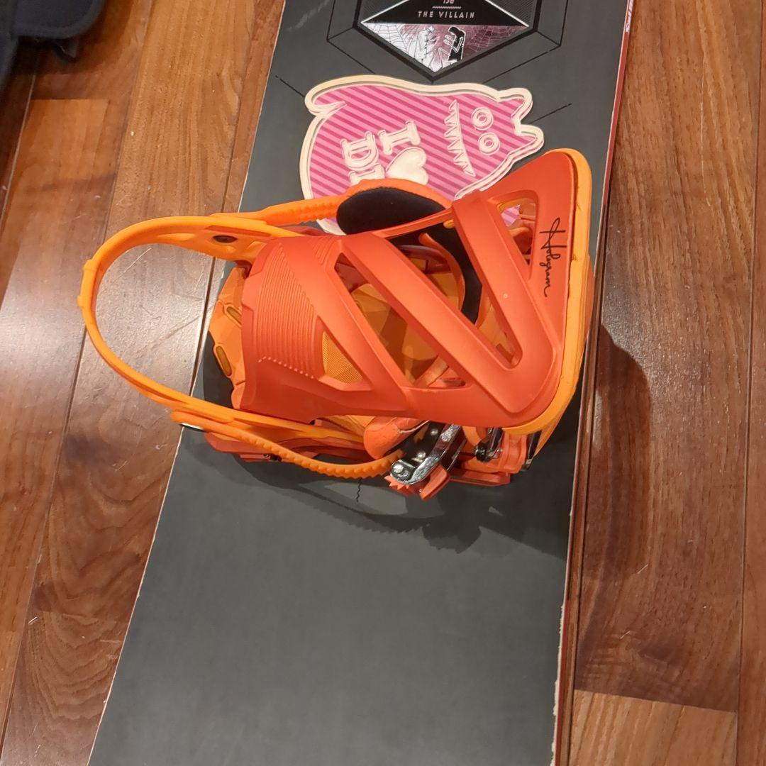Salomon スノーボード 158cm オレンジバインディング