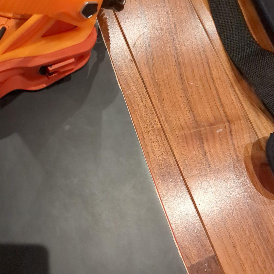 Salomon スノーボード 158cm オレンジバインディング