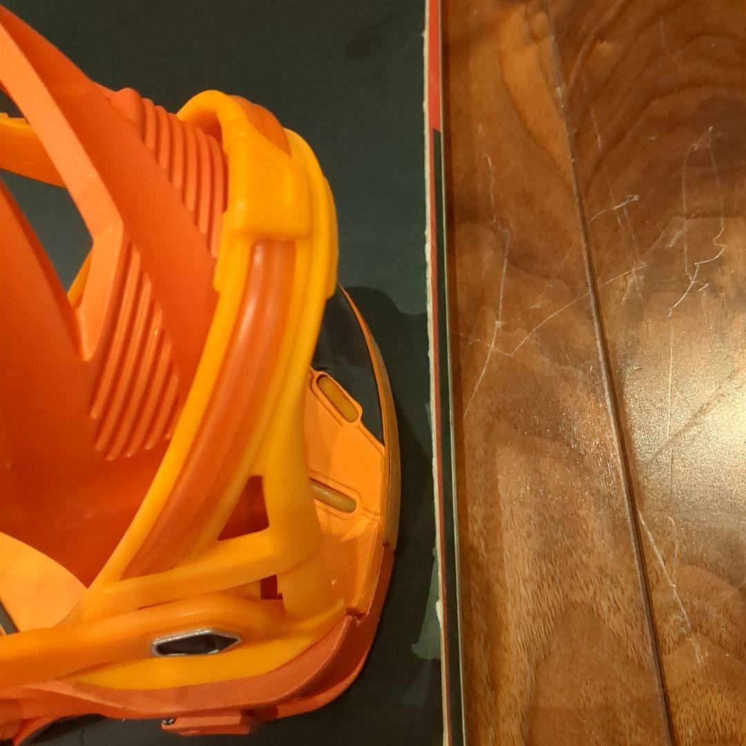 Salomon スノーボード 158cm オレンジバインディング