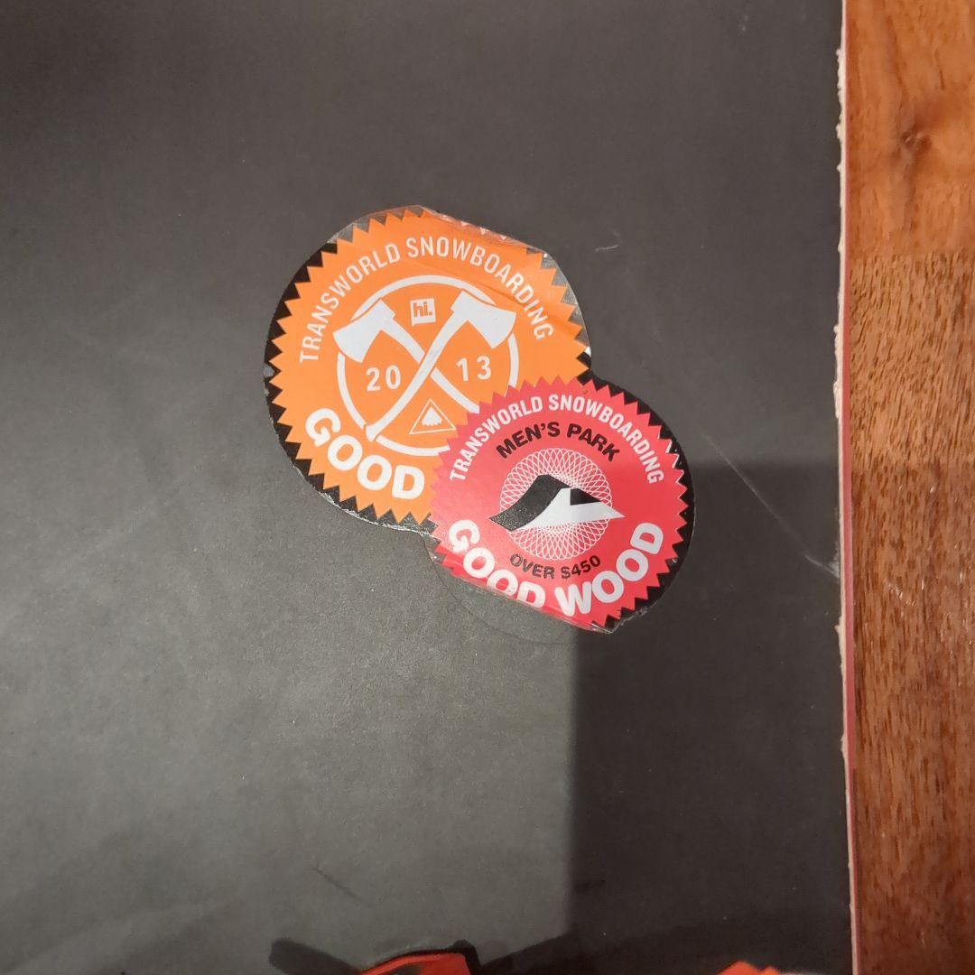 Salomon スノーボード 158cm オレンジバインディング