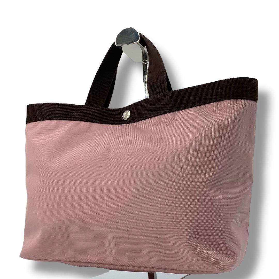 完売モデル エルベシャプリエ トートバッグ 704C M ピンク