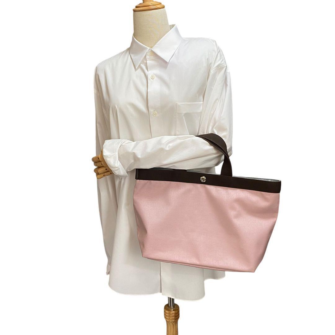 完売モデル エルベシャプリエ トートバッグ 704C M ピンク