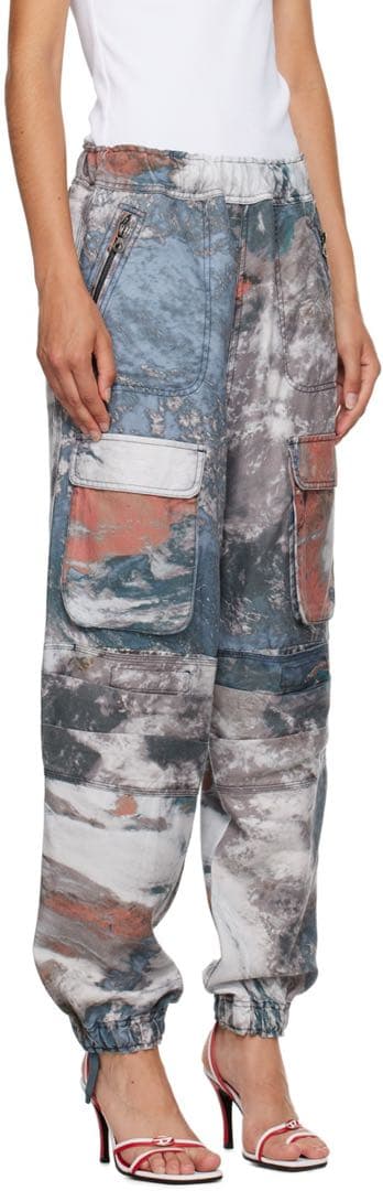 DIESEL P-MIRT プリントカーゴジョガーパンツ