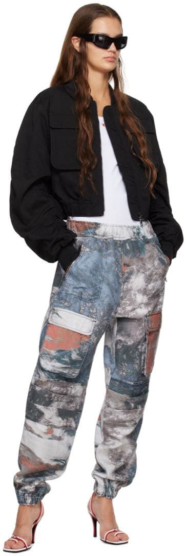 DIESEL P-MIRT プリントカーゴジョガーパンツ