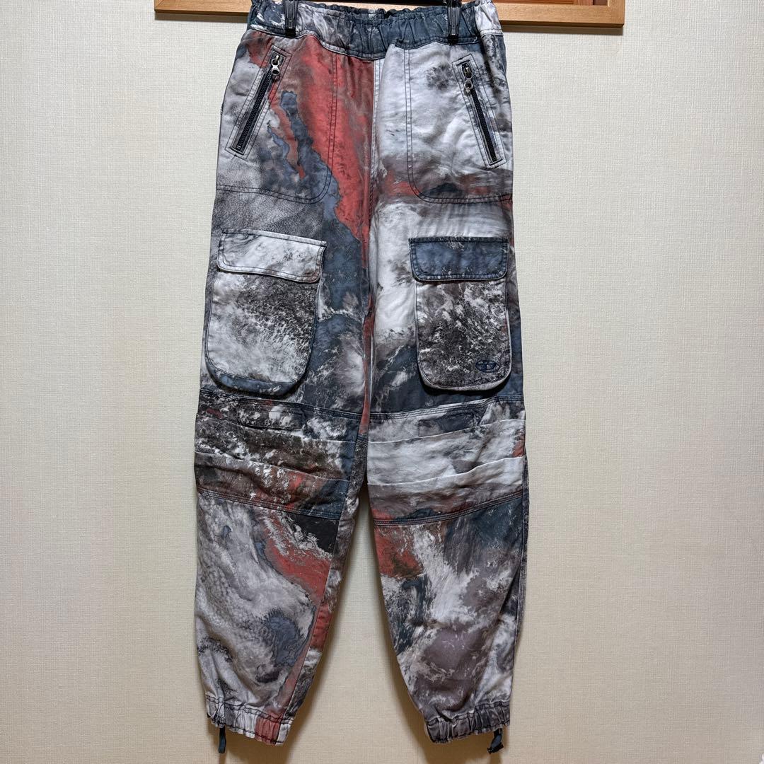 DIESEL P-MIRT プリントカーゴジョガーパンツ