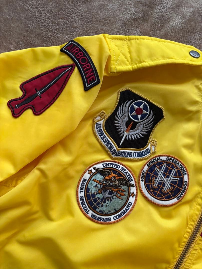 avirex ma-1 イエロー アヴィレックス アウター フライトジャケット