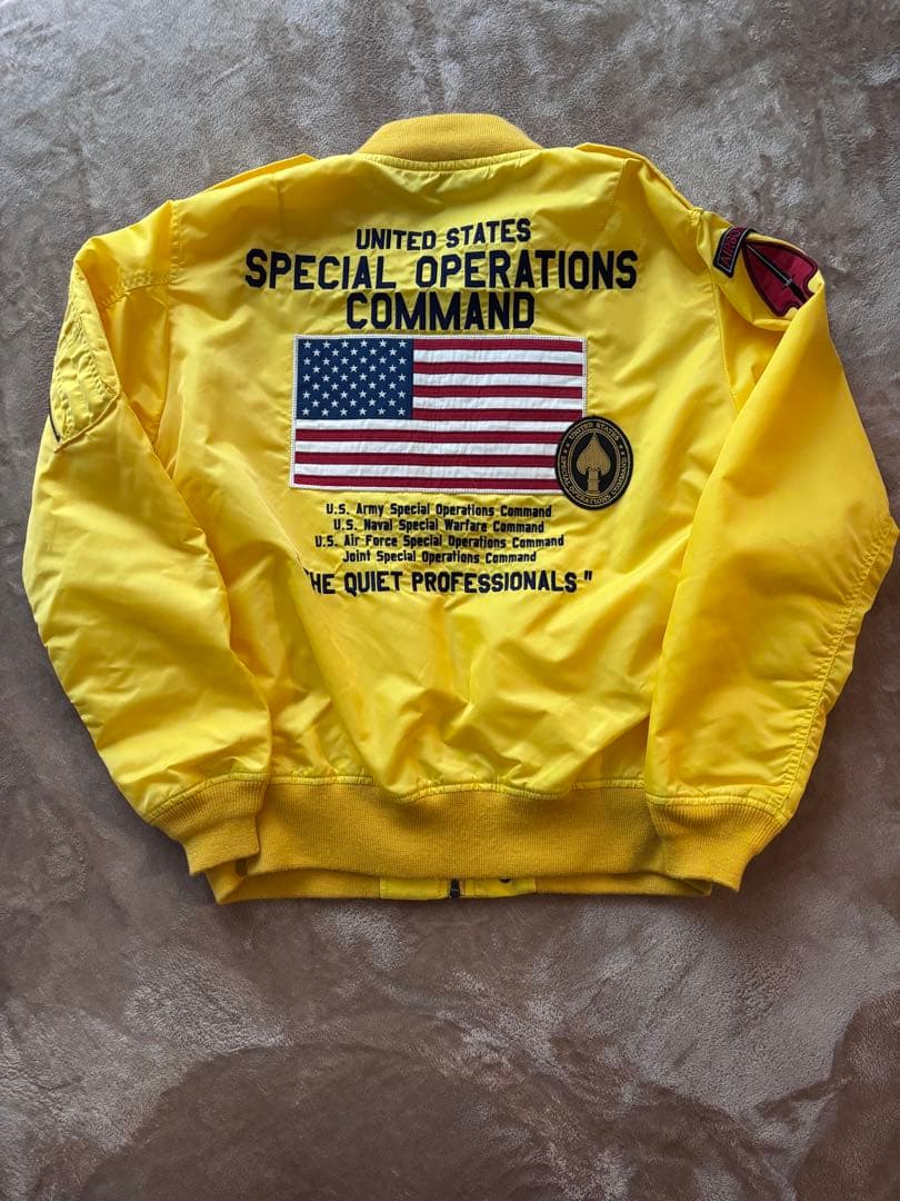 avirex ma-1 イエロー アヴィレックス アウター フライトジャケット