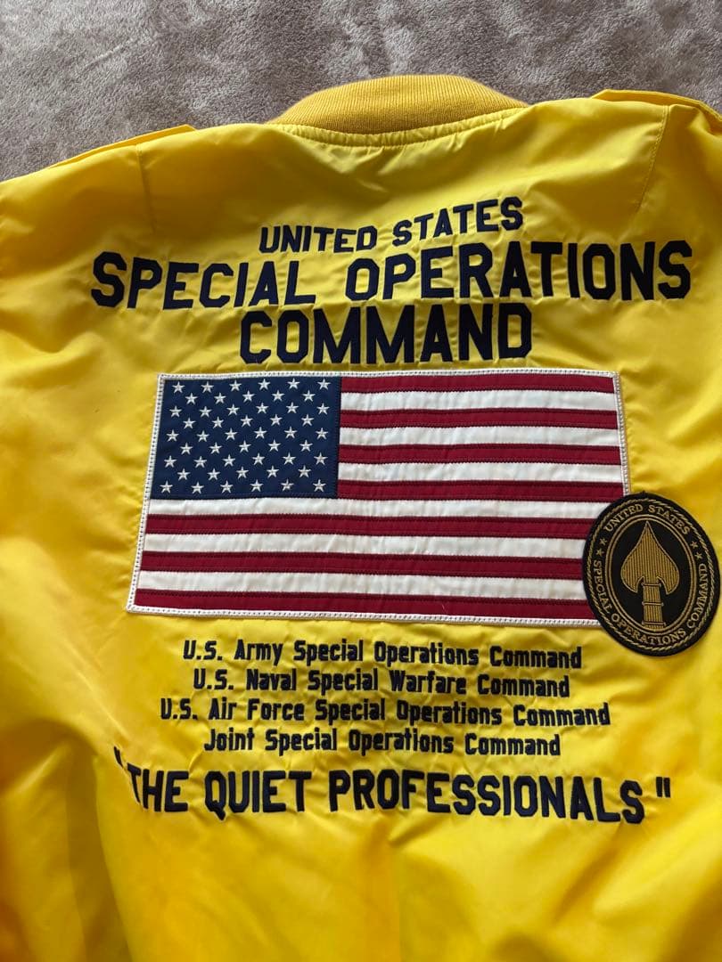 avirex ma-1 イエロー アヴィレックス アウター フライトジャケット