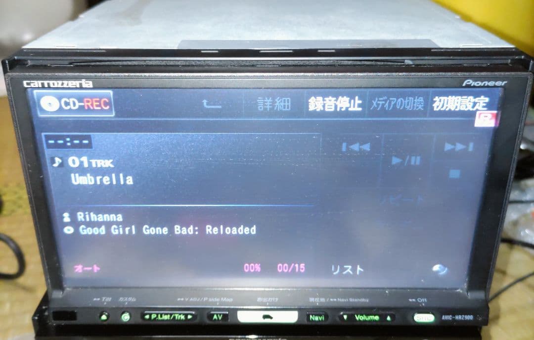 Pioneer Raku-Navi HRZ900 2019年M.S.V フルセグ