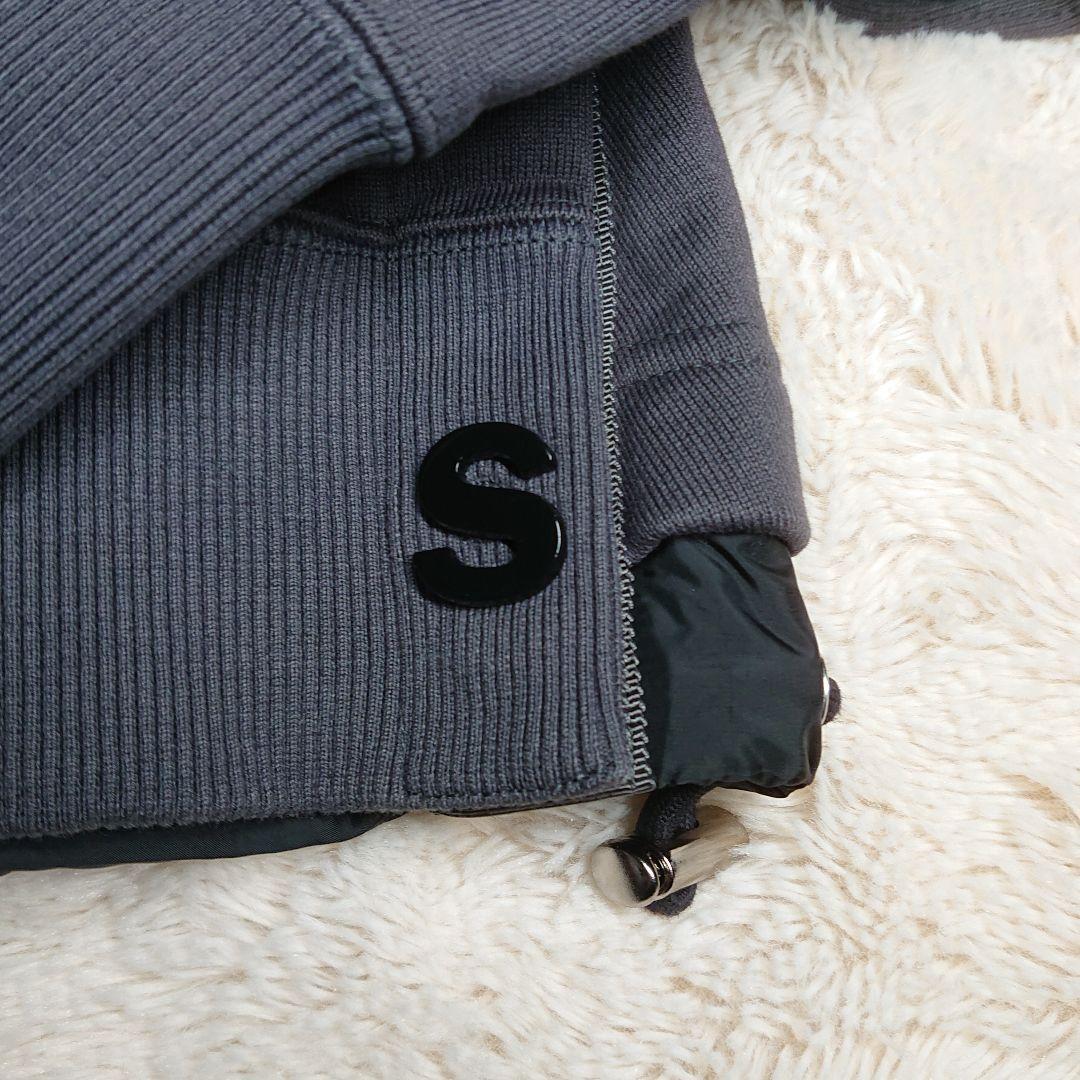 サカイ S Sweat Jersey Hoodie ジップパーカー クロップド