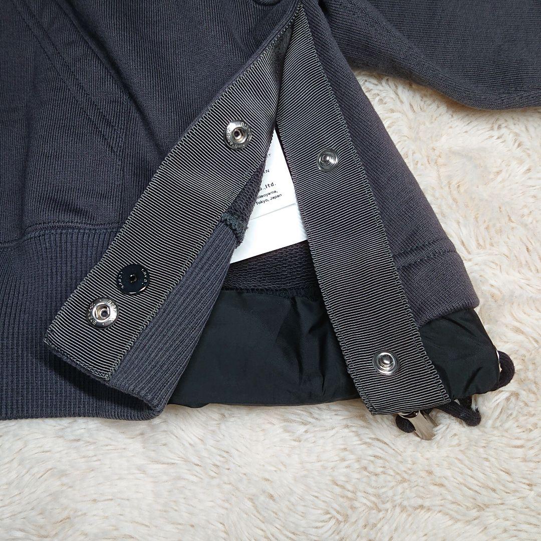 サカイ S Sweat Jersey Hoodie ジップパーカー クロップド