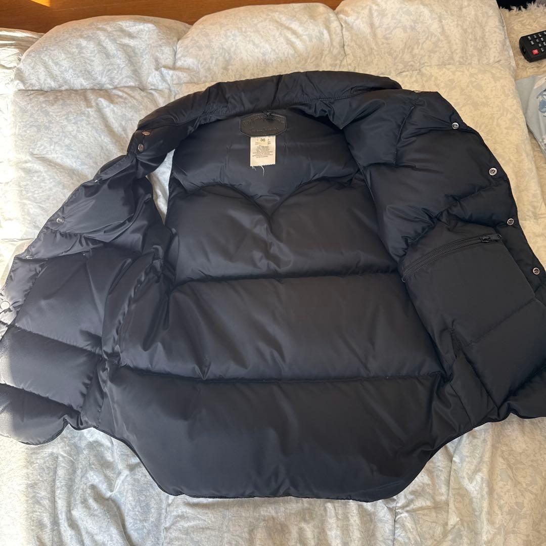 【今週限定価格】ロッキーマウンテン ダウンベスト 36 ブラック レザー切替