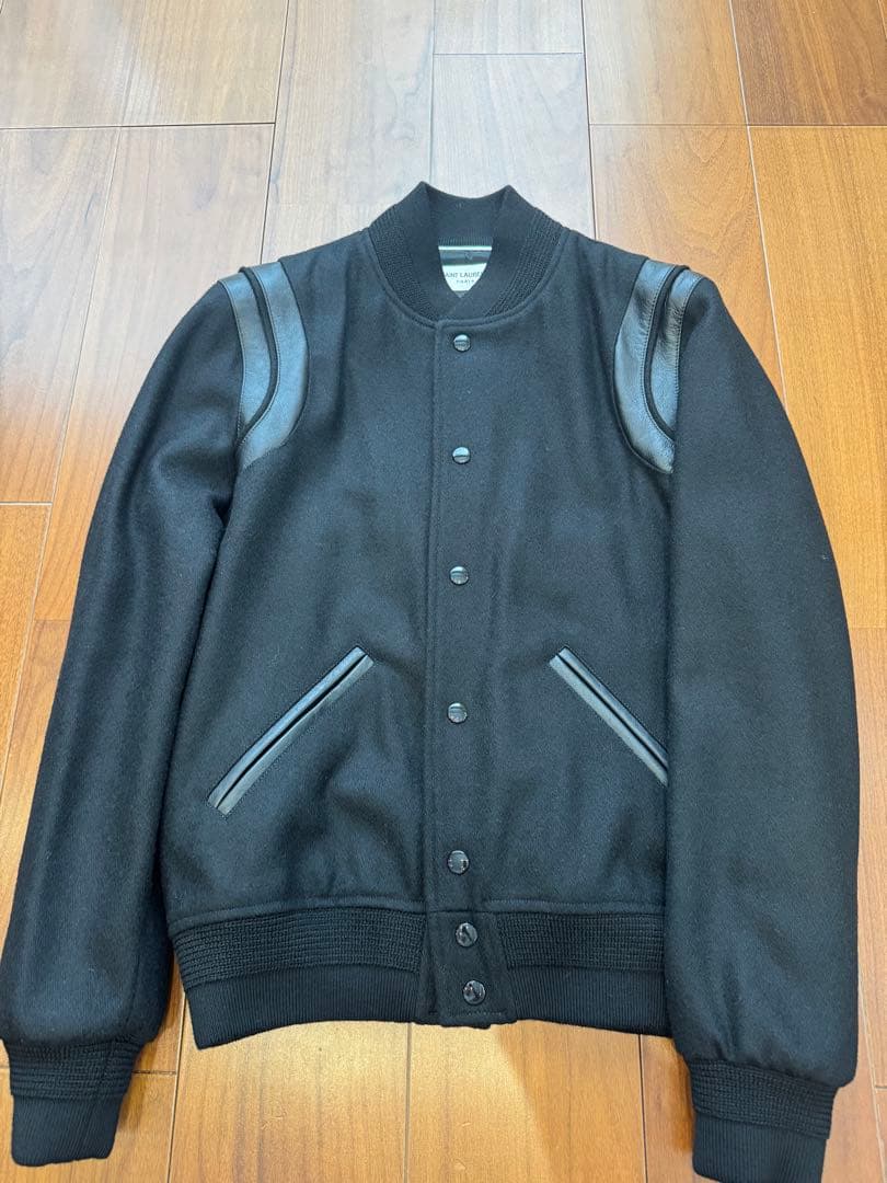 rakokako　サンローラン　バーシティジャケット　テディジャケット