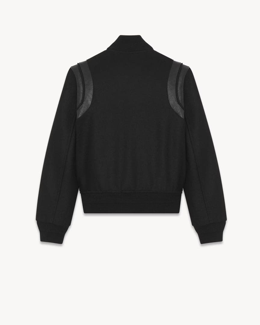 rakokako　サンローラン　バーシティジャケット　テディジャケット