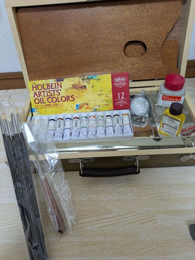 新品　油絵の具セット　ホルベイン アーティストオイルカラー 12色　画材セット