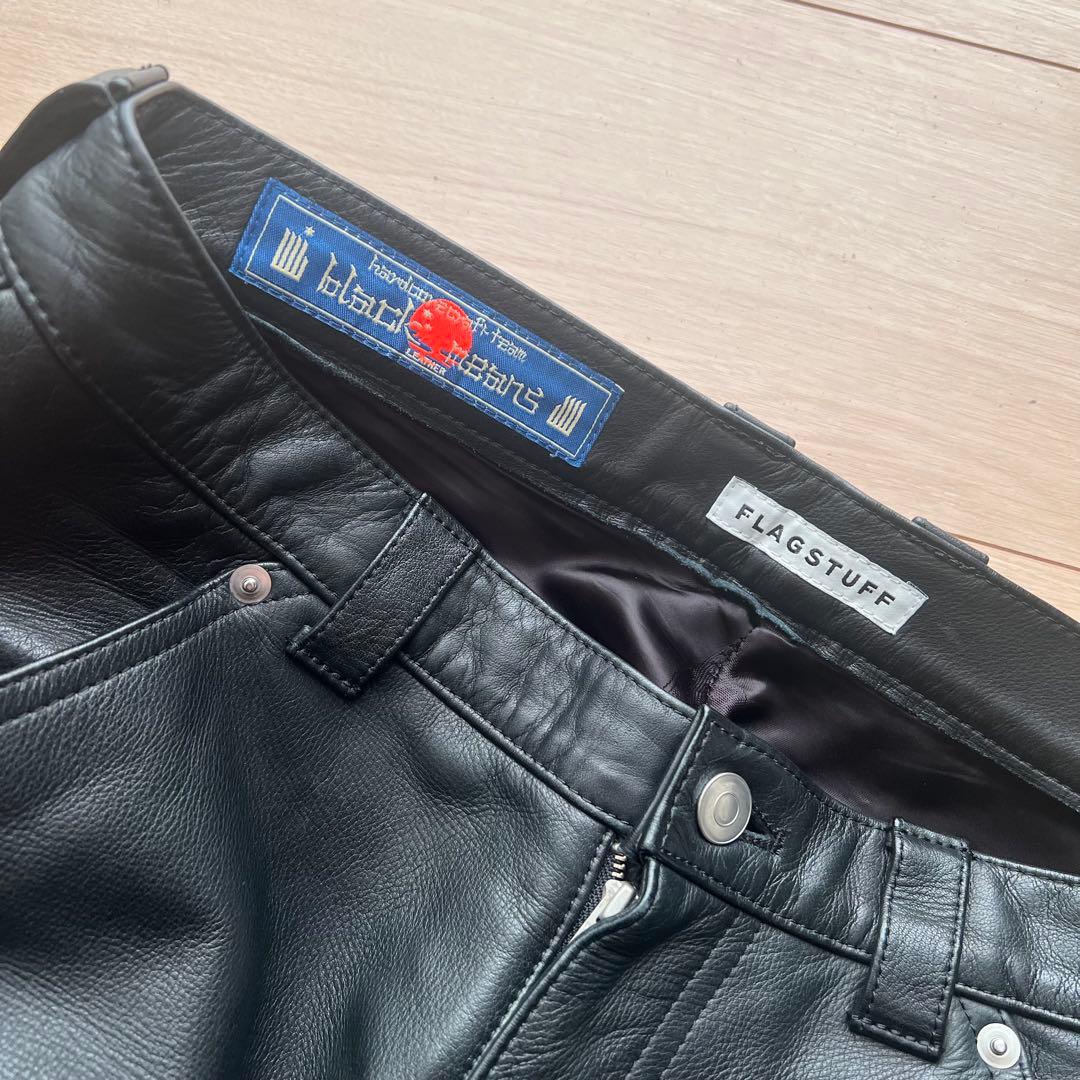 Blackmeans FLAGSTUFF レザーパンツ