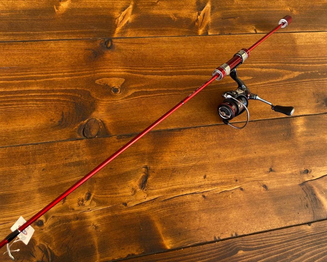 アジングセット　超軽量　S612ULF アジングロッド　スピニングリール　新品
